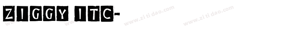 Ziggy ITC字体转换